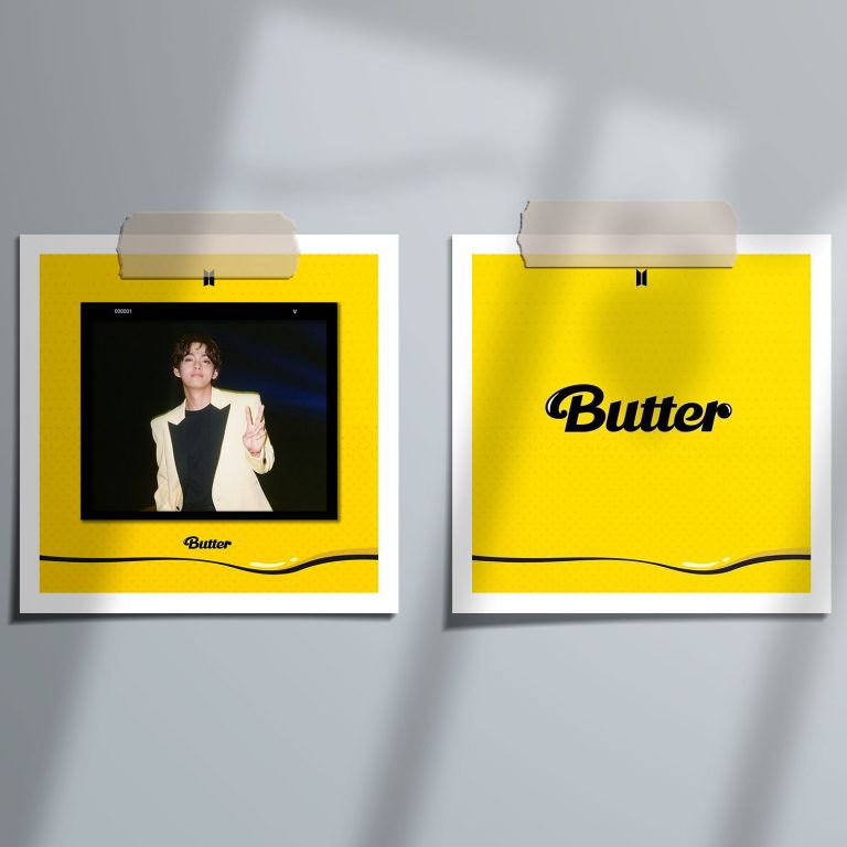 فتوکارت BTS Butter مجموعه ۸ عددی کد 5